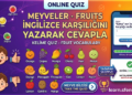 Meyveler – Fruits (Soru / Cevap)