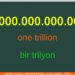 ENGLISH NUMBERS – İNGİLİZCE SAYILAR (0 – 1.000.000.000.000)