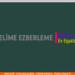 HOME STUFF – EV EŞYALARI / A’dan Z’ye / (English – Turkish / İngilizce – Türkçe)