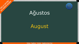GÜNLER – AYLAR – MEVSİMLER / DAYS – MONTHS – SEASONS / Sıralı / (Türkçe-İngilizce / Turkish-English)