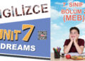 İNGİLİZCE 7. SINIF 7. ÜNİTE (MEB) 2. BÖLÜM – Ders Kitabı İngilizce Kelimelerin Okunuşu ve Anlamları