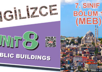 İNGİLİZCE 7. SINIF 8. ÜNİTE (MEB) 1. BÖLÜM – Ders Kitabı İngilizce Kelimelerin Okunuşu ve Anlamları