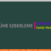 AİLE BİREYLERİ – FAMILY MEMBERS / A’dan Z’ye / (Türkçe – İngilizce / Turkish – English)