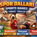 SPOR TÜRLERİ – SPORTS TYPES / A’dan Z’ye / (Türkçe  – İngilizce / Turkish – English)
