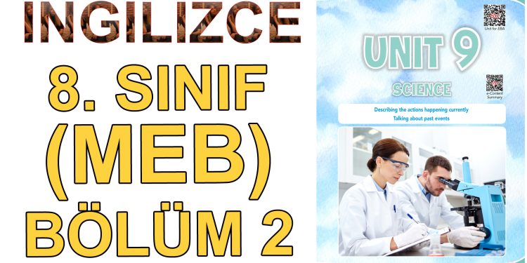 8. SINIF İNGİLİZCE DERS KİTABI 9. ÜNİTE (2. BÖLÜM) (MEB)