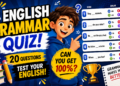 Temel İngilizce Dil Bilgisi Testi | Basic Grammar Quiz (A1-A2 Seviye) 📝✅