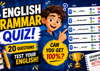 Temel İngilizce Dil Bilgisi Testi | Basic Grammar Quiz (A1-A2 Seviye) 📝✅