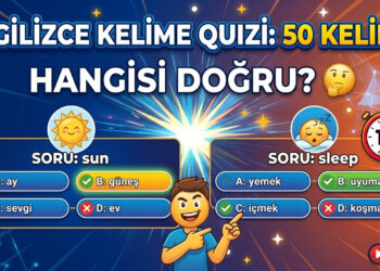 📚 İngilizce Test: 50 Soru ile Kendini Dene | Başlangıç-Orta Seviye – 2